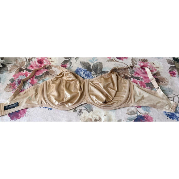 NWOT Dominique Mystique Full Comfort Fit Seamless Minimizer Bra Size 42H Beige - Picture 8 of 13